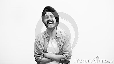 Indian Teen Boy Smiling Portrait Concept Stock Photo