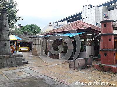 Indian temple in mumbai location.. Editorial Stock Photo