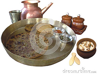 Indian Traditional Food Stock Photo