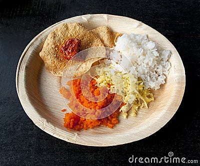 Indian traditional food. Goa Stock Photo