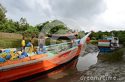 Indian Trawler Editorial Stock Photo