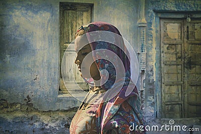 Indian tribal women from Pushkar Editorial Stock Photo