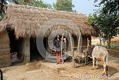 Indian village Editorial Stock Photo