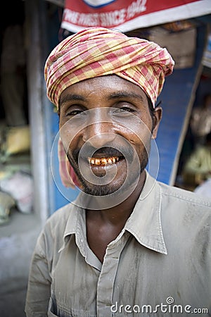 Indian worker Editorial Stock Photo