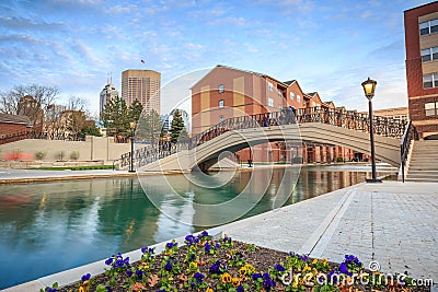 Indiana Central Canal Stock Photo