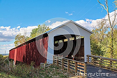 Covered Bridges of Southern Indiana Stock Photo