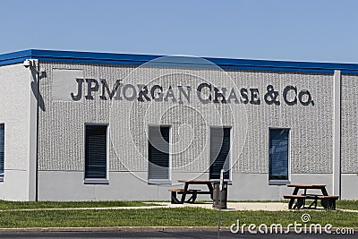 JPMorgan Chase Operations Center. JPMorgan Chase and Co. is the largest bank in the United States Editorial Stock Photo