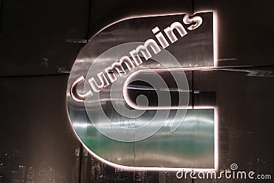 Indianapolis - Circa July 2018: Cummins distribution headquarters. Cummins is a Manufacturer of Engines IV Editorial Stock Photo