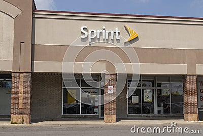 Sprint mobile phone store. Sprint and T-Mobile tweak merger terms to give Deutsche Telekom bigger stake Editorial Stock Photo