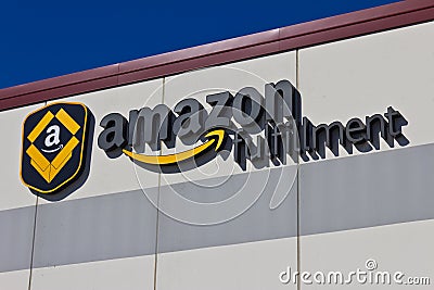 Indianapolis - Circa March 2016: Amazon.com Fulfillment Center Editorial Stock Photo