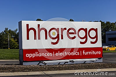 Indianapolis - Circa October 2016: hhgregg Corporate Headquarters. hhgregg is a retailer of consumer electronics and appliances I Editorial Stock Photo