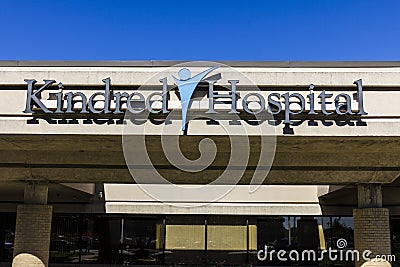 Indianapolis - Circa October 2016: Kindred Hospital, a division of Kindred Healthcare Incorporated II Editorial Stock Photo