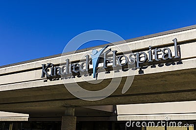 Indianapolis - Circa October 2016: Kindred Hospital, a division of Kindred Healthcare Incorporated III Editorial Stock Photo