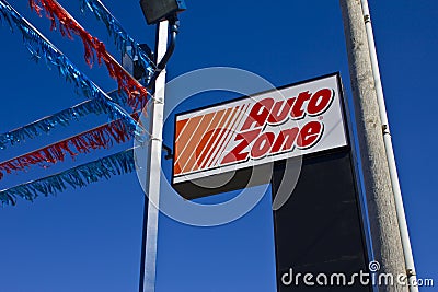 Indianapolis - March 2016: AutoZone Retail Store II Editorial Stock Photo