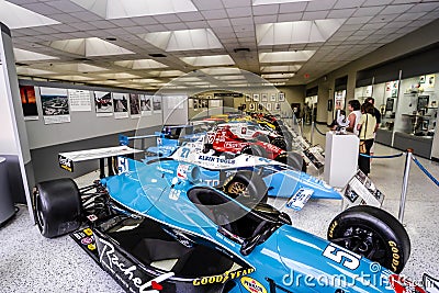 Inside the Indianapolis Motor Speedway Museum Editorial Stock Photo