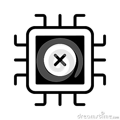 Indicates the detection and correction of faults in AI systems Vector Illustration
