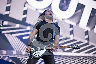 Indie rock live concert Editorial Stock Photo