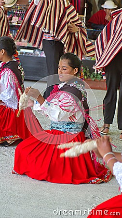 Indigenous dancers Editorial Stock Photo