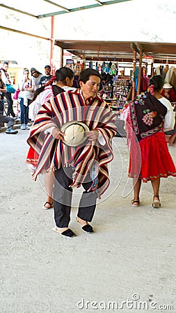 Indigenous dancers Editorial Stock Photo