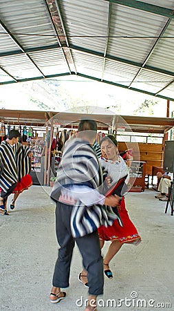 Indigenous dancers Editorial Stock Photo