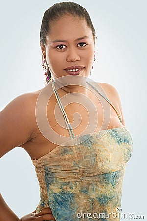 Indigenous Woman Stock Photo