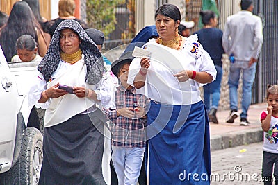 Indigenous women on Day of the Dead Editorial Stock Photo