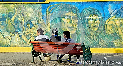 Indigenous Young boys Editorial Stock Photo