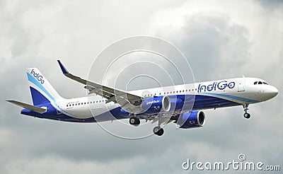 Indigo A321 Airbus Aircraft Editorial Stock Photo
