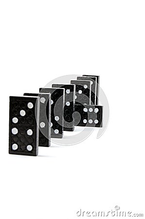 Individual domino Stock Photo