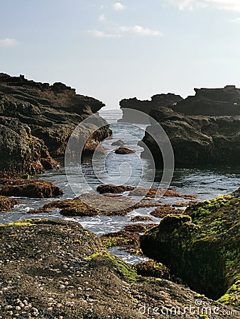 mengening beach in bali Stock Photo