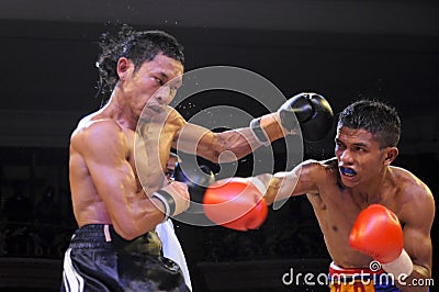 INDONESIA BOXING FIGHT Editorial Stock Photo