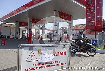 INDONESIA FUEL PRICE ANOTHER RAISE Editorial Stock Photo