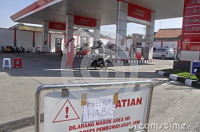 INDONESIA FUEL PRICE ANOTHER RAISE Editorial Stock Photo