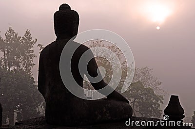 Indonesia, java, Borobudur Stock Photo