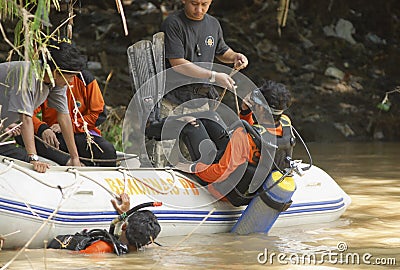 INDONESIA RESCUE TEAM Editorial Stock Photo