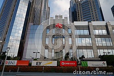 Indonesia Stock Exchange building Editorial Stock Photo