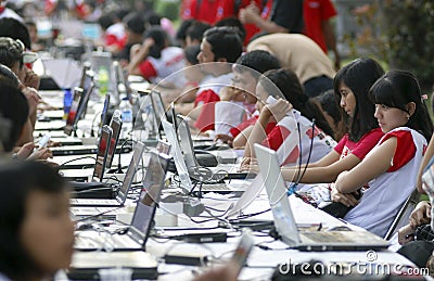 INDONESIA TO RAISE TECH FUND Editorial Stock Photo