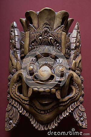 Indonesian mask Stock Photo