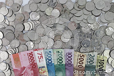 Indonesian rupiah currency Stock Photo
