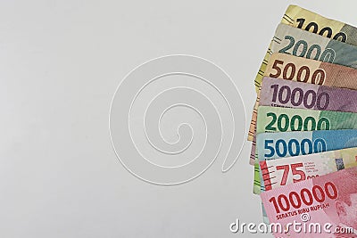 Indonesian rupiah currency Stock Photo