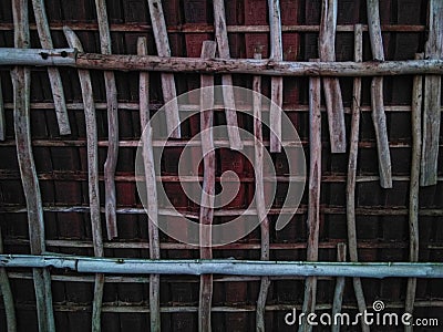 Indonesian traditional Javanese house roof 2 Stock Photo