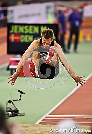 Indoor Athletics Meeting Editorial Stock Photo