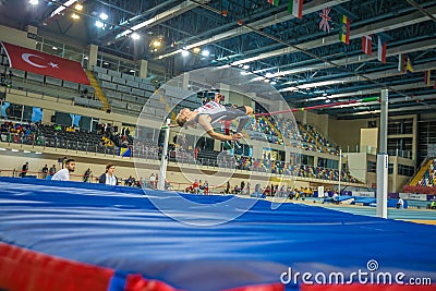 Indoor Cup Championships in Istanbul - Turkey. Editorial Stock Photo