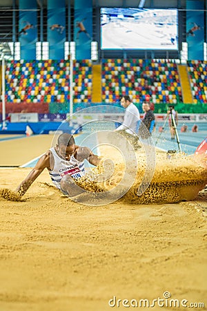 Indoor Cup Championships in Istanbul - Turkey. Editorial Stock Photo