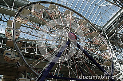 Indoor Ferris wheel Stock Photo