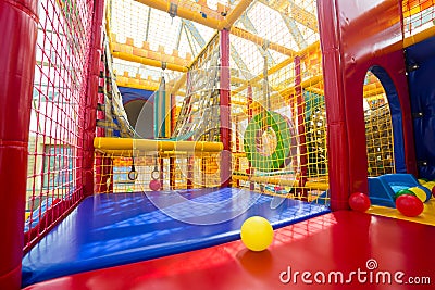 Indoor playground for children Stock Photo