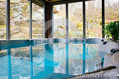 Indoor Pool Stock Photo