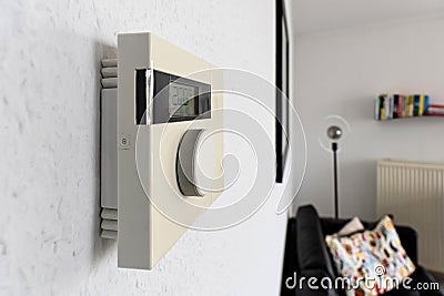 indoor thermostat Stock Photo