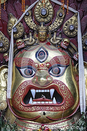 Indra Jatra festival in Kathmandu, Nepal Stock Photo