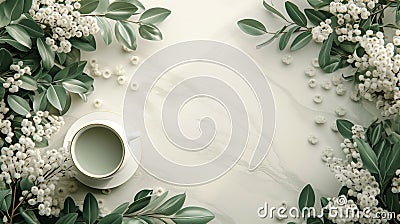 Indulge in calmness: steam Stock Photo